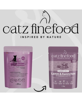 Catz Finefood Classic N.11 Jagnięcina I Królik Saszetka 85G