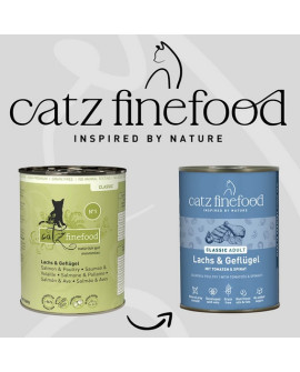 Catz Finefood Classic N.05 Łosoś I Drób Puszka 400G