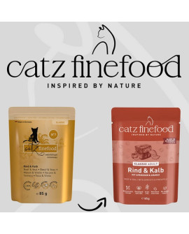 Catz Finefood Classic N.07 Wołowina I Cielęcina Saszetka 85G