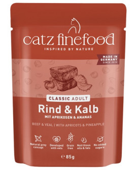 Catz Finefood Classic N.07 Wołowina I Cielęcina Saszetka 85G