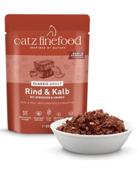 Catz Finefood Classic N.07 Wołowina I Cielęcina Saszetka 85G