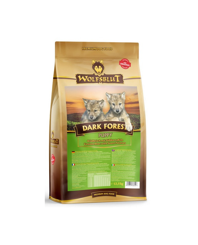 Wolfsblut Dog Puppy Dark Forest - Dziczyzna I Bataty 12,5Kg