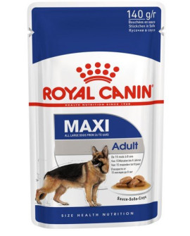 Royal Canin Maxi Adult Karma Mokra W Sosie Dla Psów Dorosłych, Do 5 Roku Życia, Ras Dużych Saszetka 140G