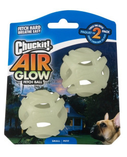 Chuckit! Max Glow Air Fetch Ball Small 2Pak [36188]