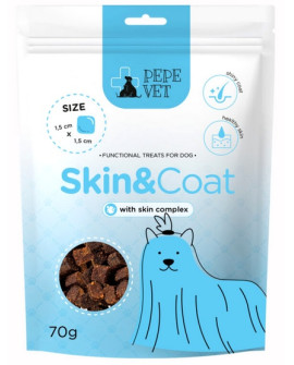 Paka Zwierzaka Pepe Vet Przysmak Funkcjonalny Skin & Coat 70G