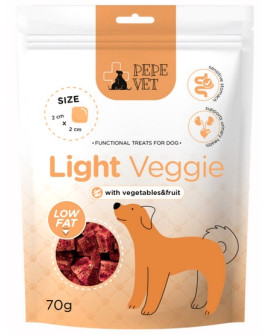 Paka Zwierzaka Pepe Vet Przysmak Funkcjonalny Light Veggie 70G