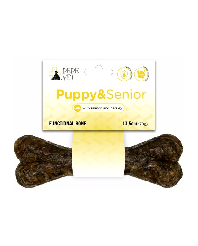 Paka Zwierzaka Pepe Vet Kość Funkcjonalna Puppy & Senior 13,5Cm