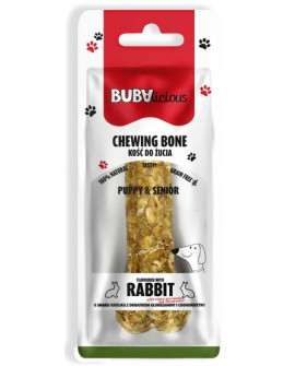 Bubalicious Kość Puppy & Senior Z Królikiem Oraz Dodatkiem Glukozaminy I Chondroityny - Wsparcie Stawów 17Cm [3717]