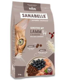 Sanabelle Adult Sensitive Lamb Z Jagnieciną 2Kg