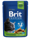 Brit Premium Cat Adult Kurczak Sterilised Saszetka 100G