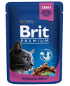 Brit Premium Cat Adult Kurczak + Indyk Saszetka 100G