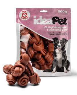 Ideapet Miękkie Węzełki Z Jagnieciną 5Cm 500G