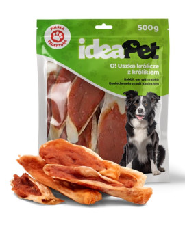 Ideapet Uszka Królicze Z Królikiem 500G
