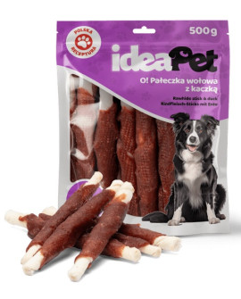 Ideapet Pałeczki Wołowe Z Kaczką 30Cm 500G