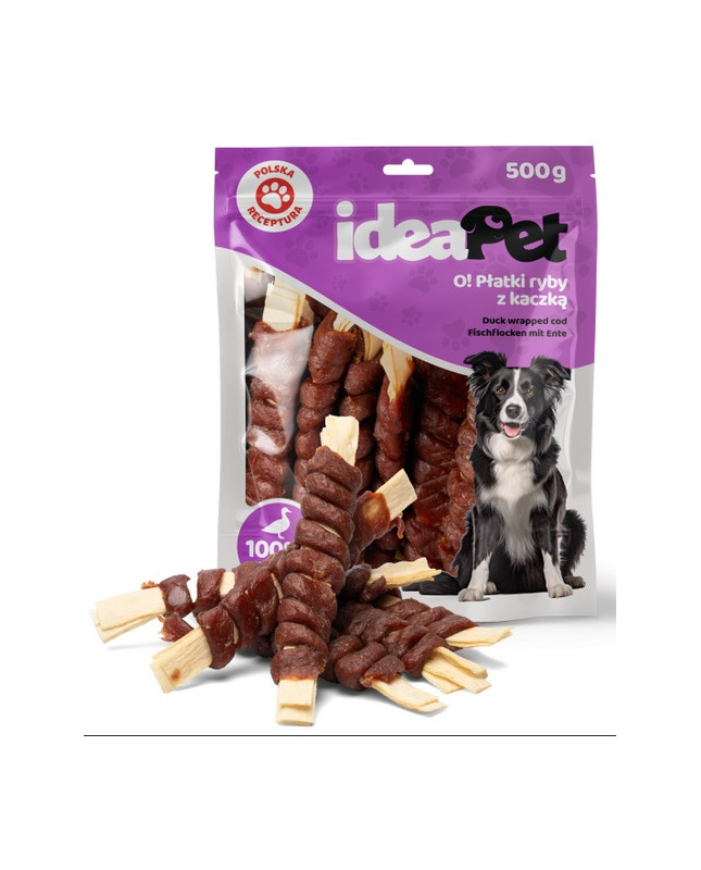Ideapet Płatki Ryby Z Kaczką 500G