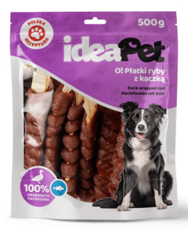 Ideapet Płatki Ryby Z Kaczką 500G