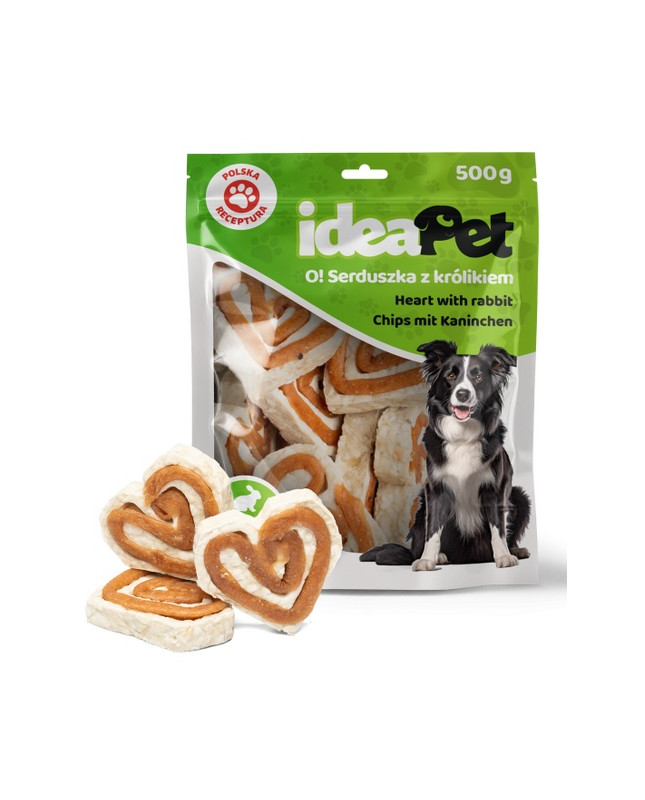 Ideapet Serduszka Królikiem 500G