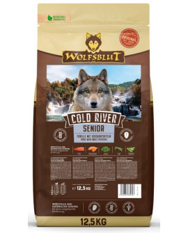 Wolfsblut Dog Cold River Senior - Pstrąg I Bataty 12,5Kg