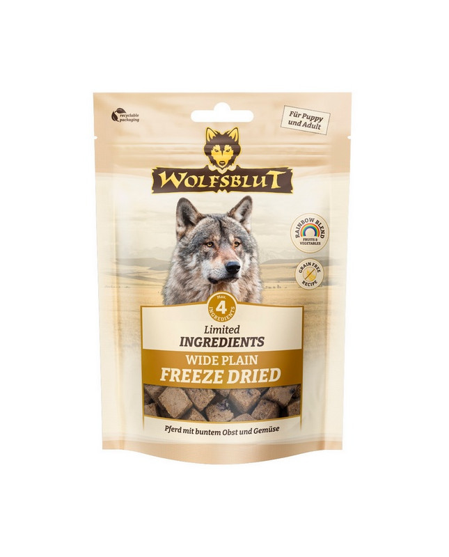 Wolfsblut Dog Limited Ingredients Freeze Dried Wide Plain - Konina 40G