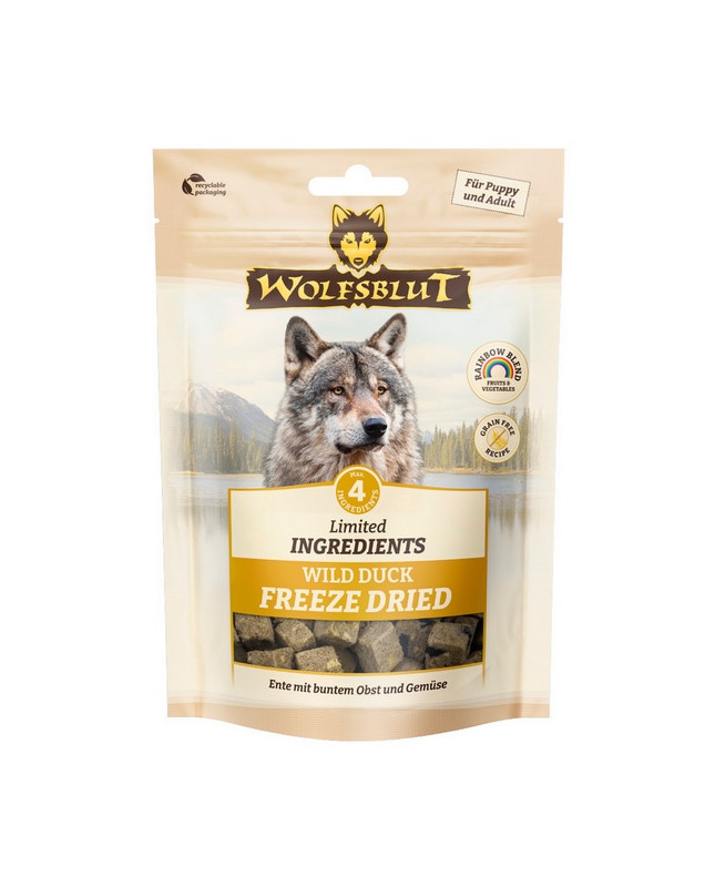 Wolfsblut Dog Limited Ingredients Freeze Dried Wild Duck - Dzika Kaczka 40G