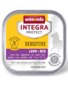 Animonda Integra Protect Sensitive Dla Kota - Z Jagnięciną I Ryżem Tacka 100G