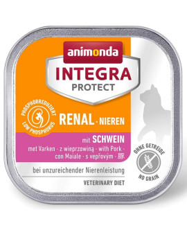 Animonda Integra Protect Renal Nieren Dla Kota - Z Wieprzowiną Tacka 100G