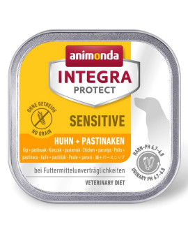 Animonda Integra Protect Sensitive Dla Psa Kurczak + Pasternak Tacka 150G