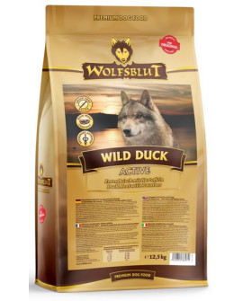 Wolfsblut Dog Wild Duck Active - Kaczka I Ziemniaki 12,5Kg
