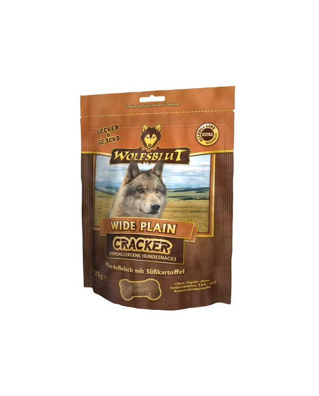 Wolfsblut Dog Cracker Wide Plain - Konina I Bataty 225G