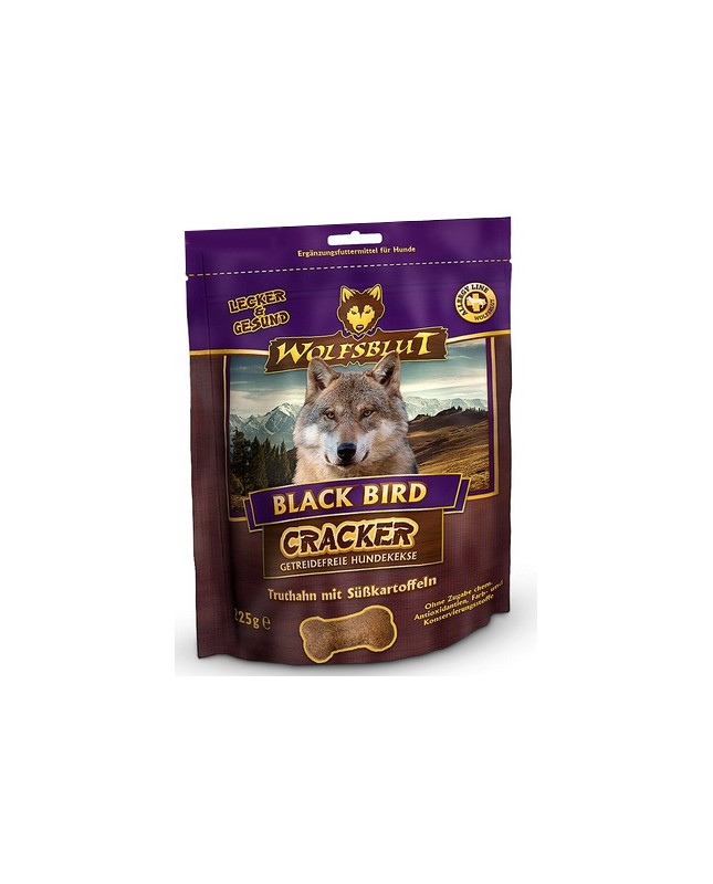 Wolfsblut Dog Cracker Black Bird - Indyk I Bataty 225G