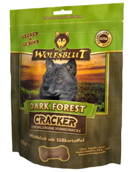 Wolfsblut Dog Cracker Dark Forest - Dziczyzna I Bataty 225G