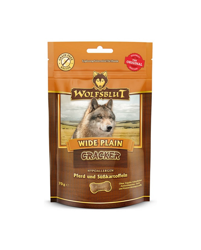 Wolfsblut Dog Cracker Wide Plain - Konina I Bataty 70G