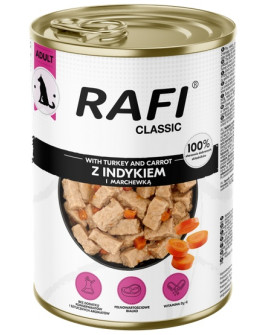 Rafi Pies Classic Indyk I Marchewka W Sosie 1240G