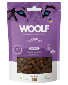 Woolf Soft Cubes Monoprotein Deer 100G