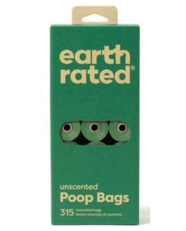 Earth Rated Woreczki Ekologiczne Do Zbierania Odchodów 21X15Szt Bezzapachowe