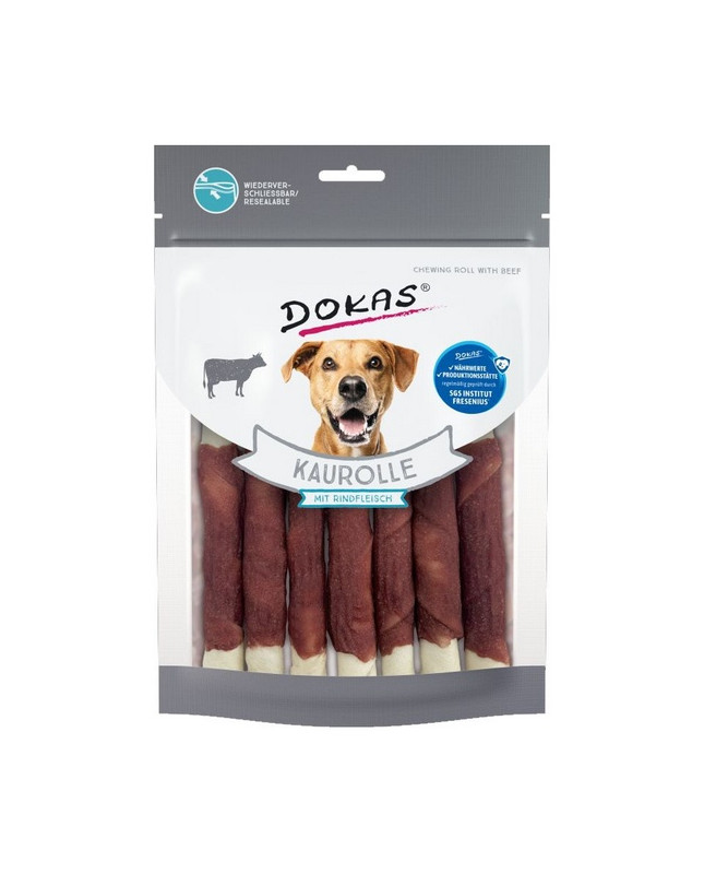 Dokas Pies Rolki Z Wołowiną 190G