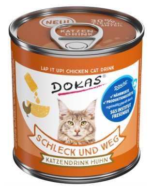 Dokas Kot Napój O Smaku Kurczaka 100G