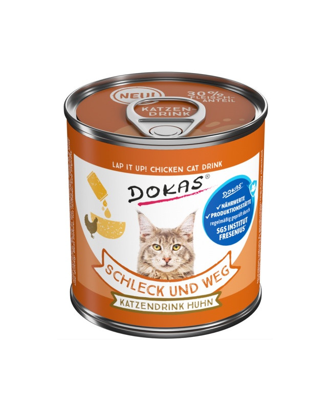 Dokas Kot Napój O Smaku Kurczaka 100G