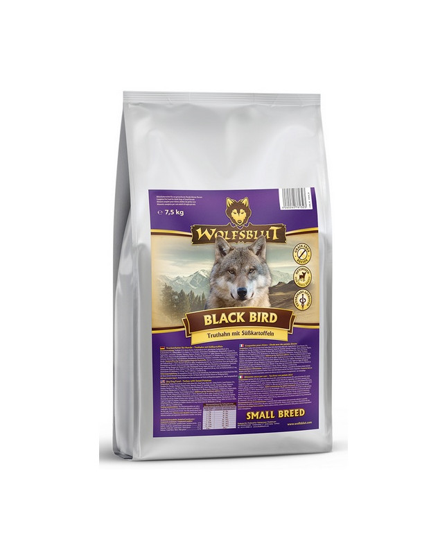 Wolfsblut Dog Black Bird Adult Small - Indyk I Bataty 7,5Kg