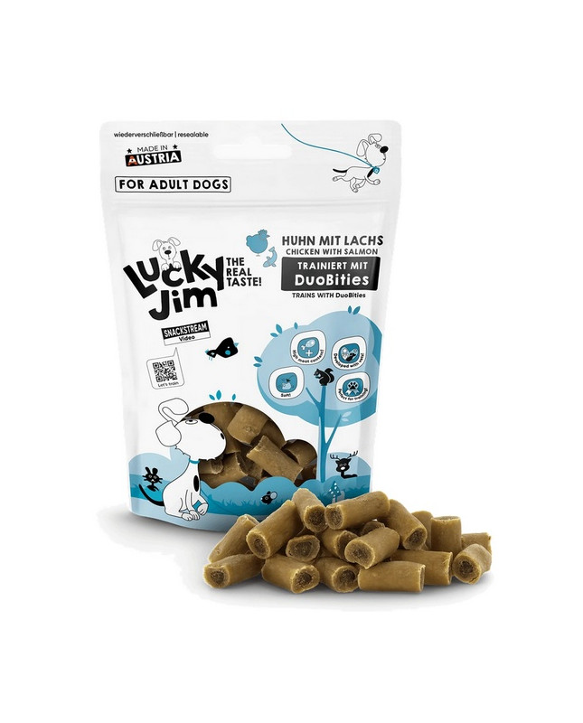 Lucky Jim Duobities Kurczak I Łosoś 70G