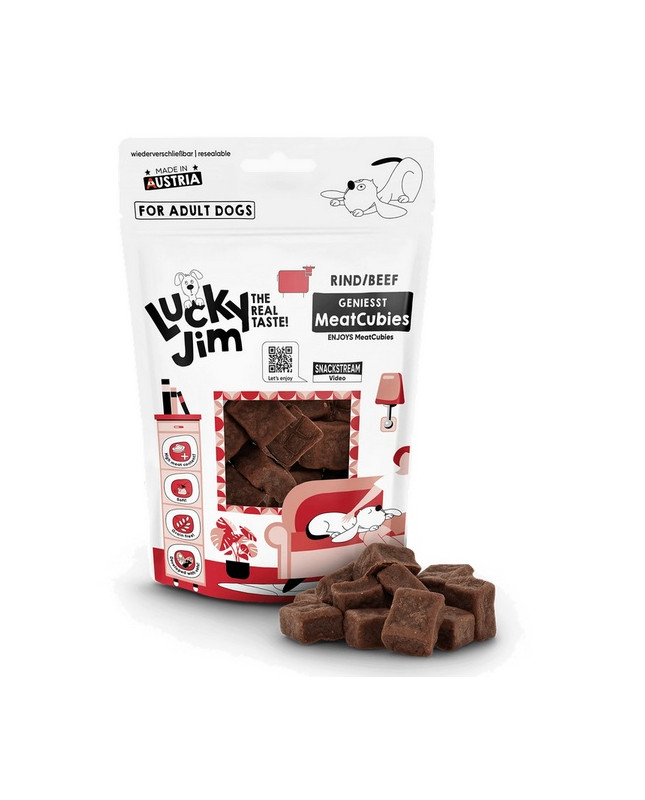 Lucky Jim Meatcubies Wołowina 70G