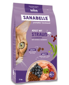 Sanabelle Adult Strauss - Ze Strusiem 2Kg