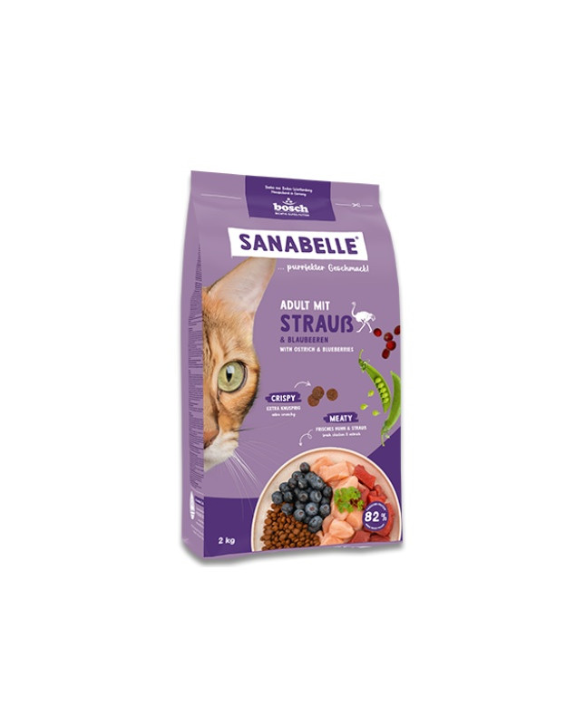 Sanabelle Adult Strauss - Ze Strusiem 2Kg
