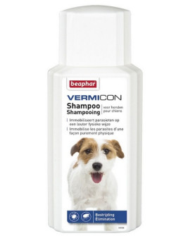 Beaphar Vermicon Szampon Dla Psa Przeciwko Pchłom I Kleszczom 200Ml