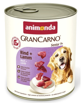 Animonda Grancarno Original Senior Rind Lamm Wołowina + Jagnięcina Puszka 800G
