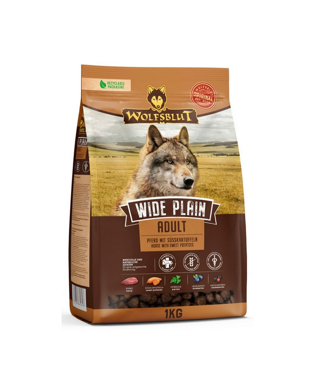 Wolfsblut Dog Wide Plain Adult - Konina I Bataty 1Kg