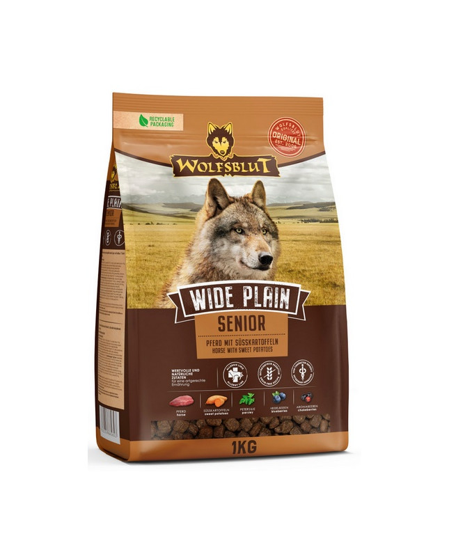 Wolfsblut Dog Wide Plain Senior - Konina I Bataty 1Kg