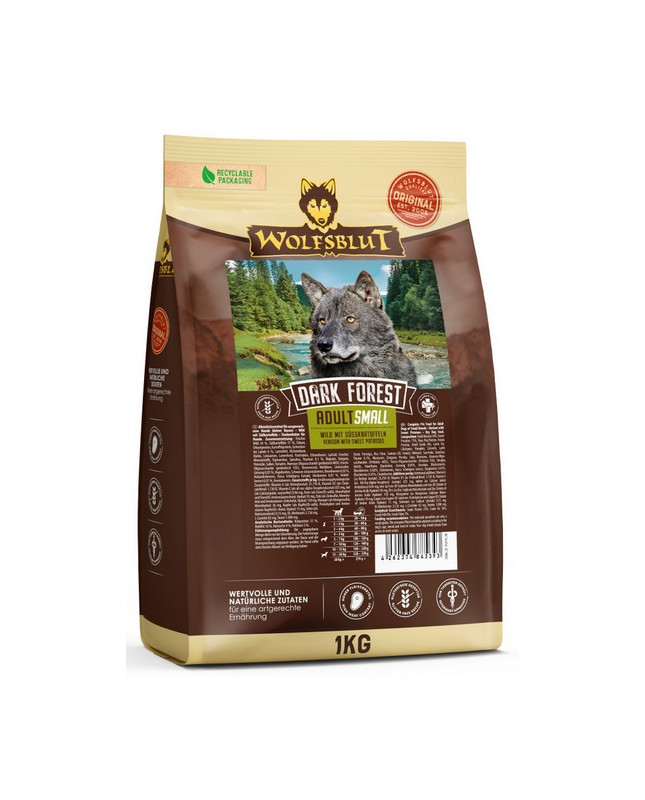 Wolfsblut Dog Dark Forest Small - Dziczyzna I Bataty 1Kg