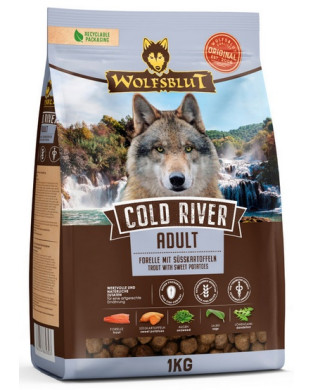 Wolfsblut Dog Cold River Adult - Pstrąg I Bataty 1Kg