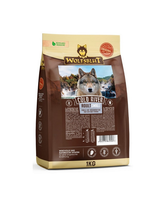Wolfsblut Dog Cold River Small - Pstrąg I Bataty 1Kg